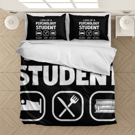 Life of a Psychology Student: Sleep Eat Study Bedding Sets