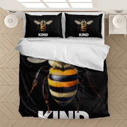 Bumble bee kind cute birthday present Bedding Sets