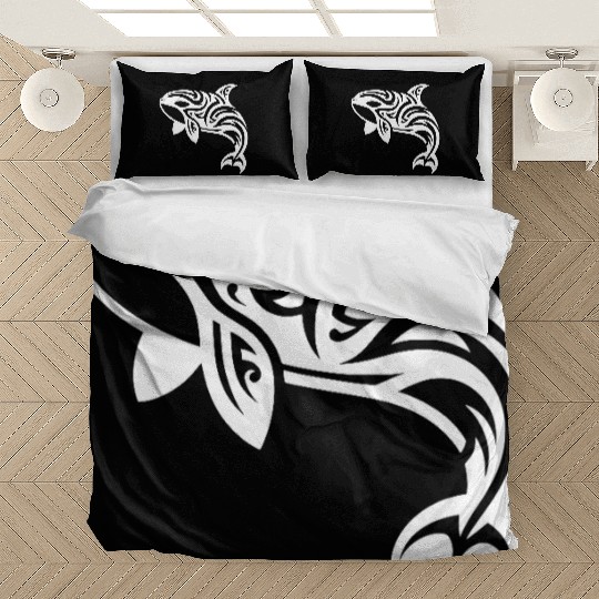 Eleganter Orca T Tattoo Style Bedding Sets