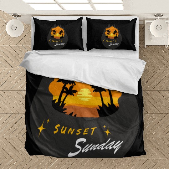sunset sunday Bedding Sets
