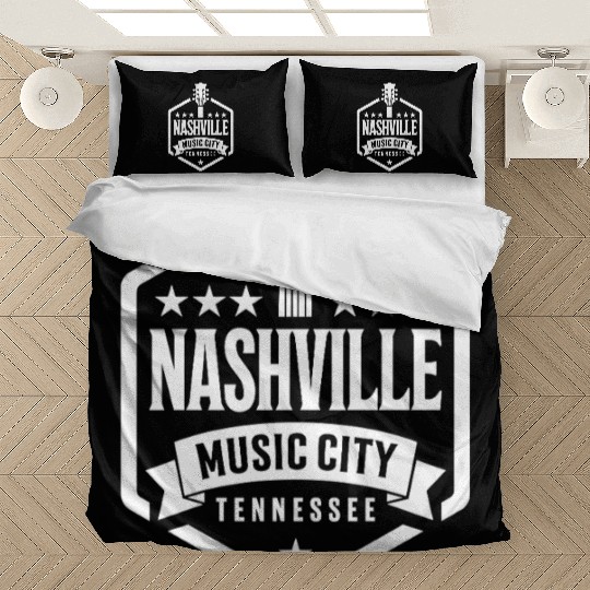 Nashville Music City Guitar Tennessee Bedding Sets