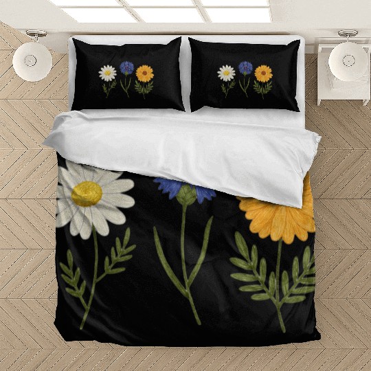Wildflower Trio Daisy Cornflower Marigold Bedding Sets