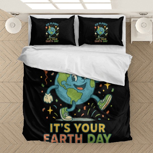 Go Planet, It’s Your Earth Day (Alternate) Bedding Sets