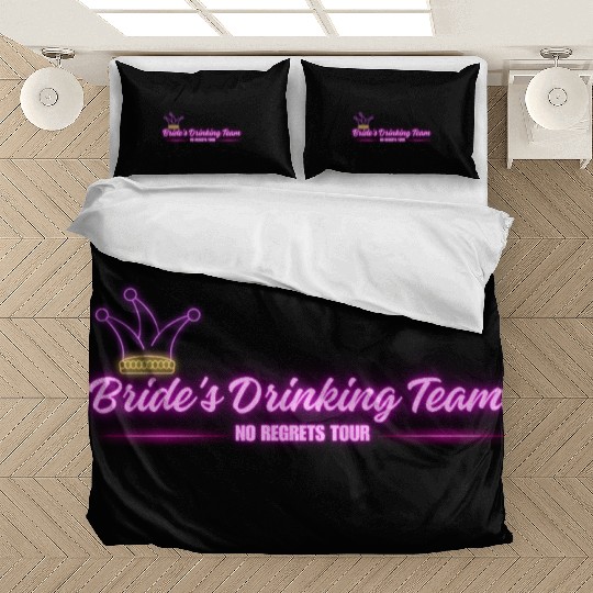 Bride's Drinking Team – No Regrets Tour Bedding Sets