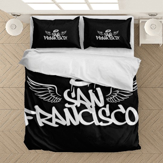 San Francisco Graffiti Wings Bedding Sets