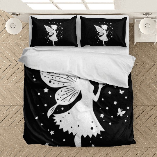 Enchanting Fairy with Flowers and Butterflies Bedding Sets