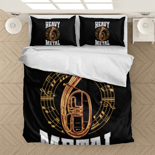 Heavy Metal Tenorhorn Musician Vibes Bedding Sets