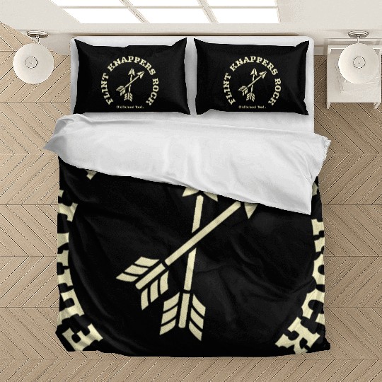 Flint Knappers Rock Old School Tools Knapping Bedding Sets