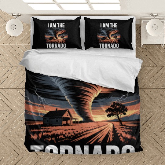 I Am The Tornado Meteorology Storm Chasing Bedding Sets