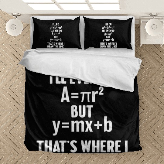 Math Formula Graduation Teachers Students Bedding Sets