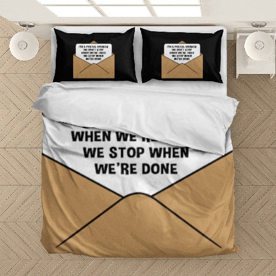 Postal Worker Postman Mail Carrier Bedding Sets