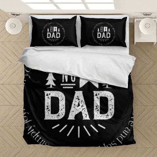 Number 1 Dad, Classic Father's Day Gift Bedding Sets
