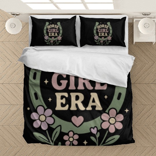 Soft Cowgirl Floral Rodeo Western Aesthetic Horse Bedding Sets