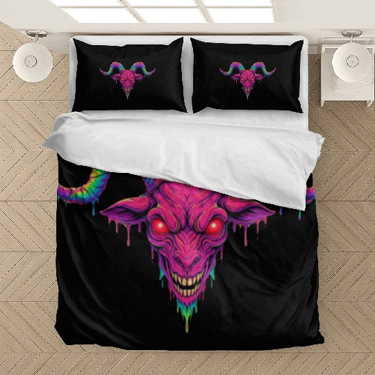 Melting Psychedelic Demon Bedding Sets