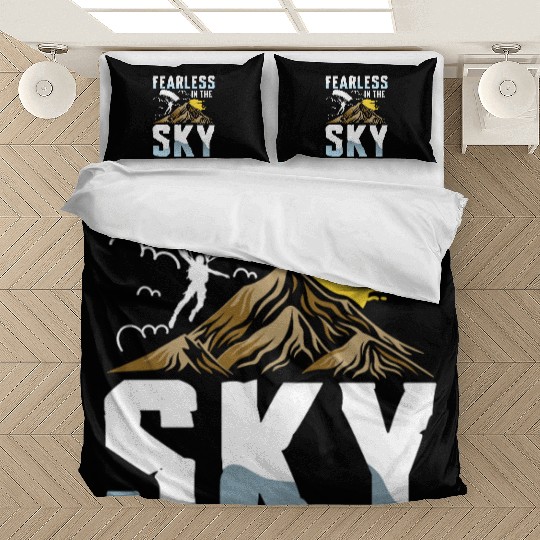 Fearless in the Sky Paragliding Enthusiast Design Bedding Sets