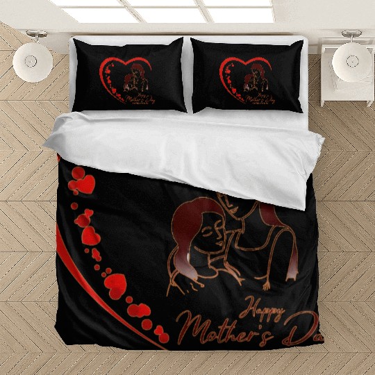Mother & Daughter Love Heart Mother’s Day Bedding Sets