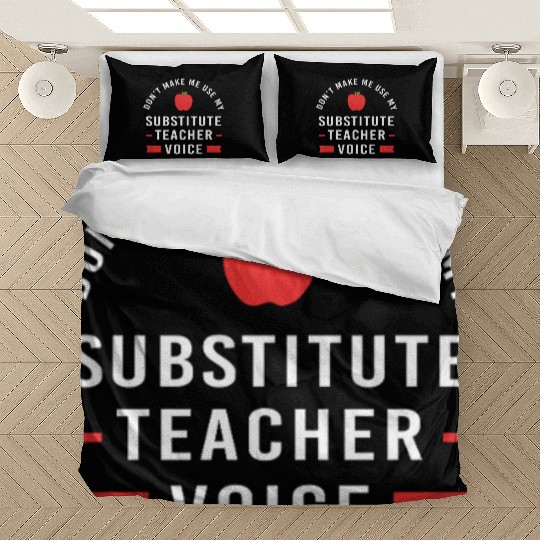 Back To School Substitute Teacher Bedding Sets