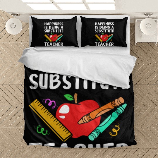 Substitute Teacher Back To School Bedding Sets