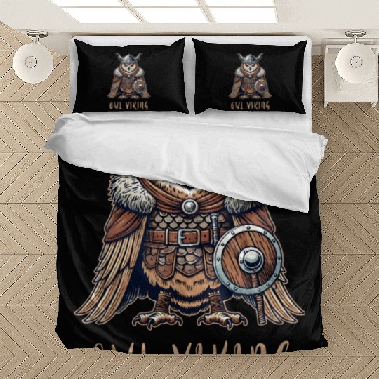 Owl Viking - The Winged Warrior Bedding Sets