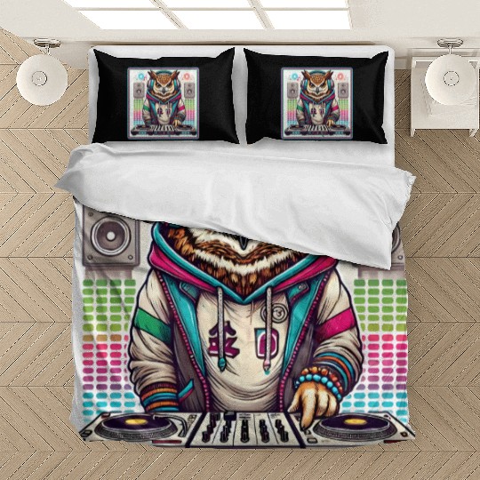Owl DJ Design Bedding Sets