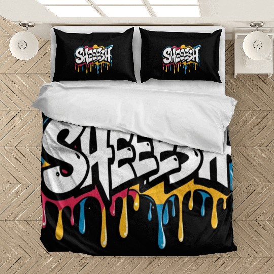 Sheeesh Graffiti Bedding Sets – Hype Slang Drip Design