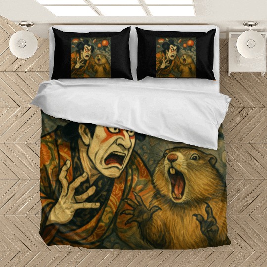 Kabuki Showdown – The Ultimate Scream-Off Bedding Sets