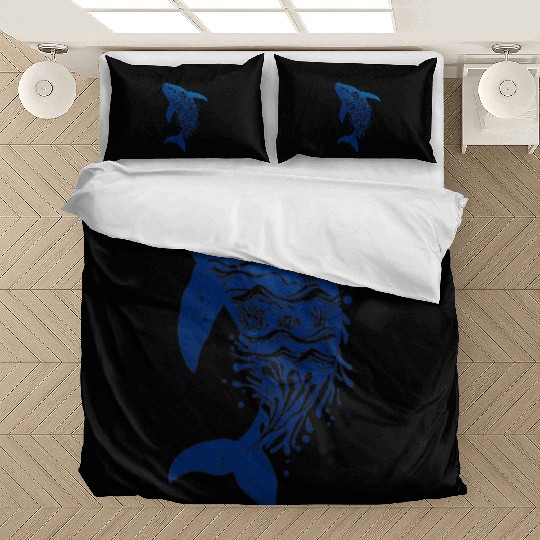 Ocean Whale Nature Art Bedding Sets