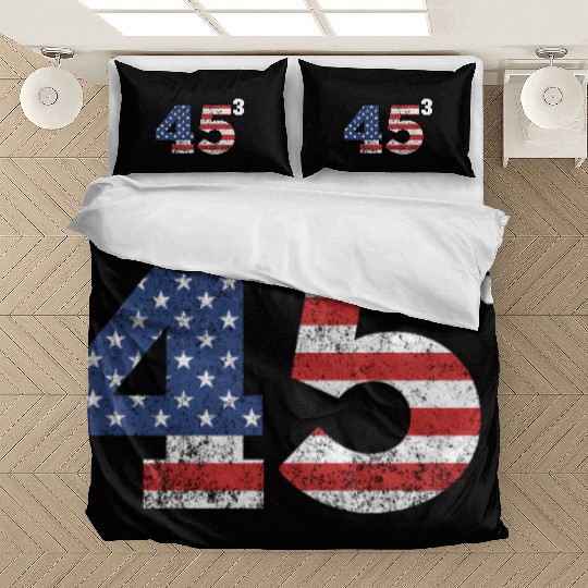 Trump 2028 45³ President Trump '28 45 Cubed45³ swe Bedding Sets