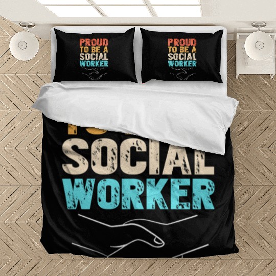 School Social Worker School Class Bedding Sets