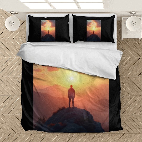 Summit of Dawn Embrace the Horizon Bedding Sets