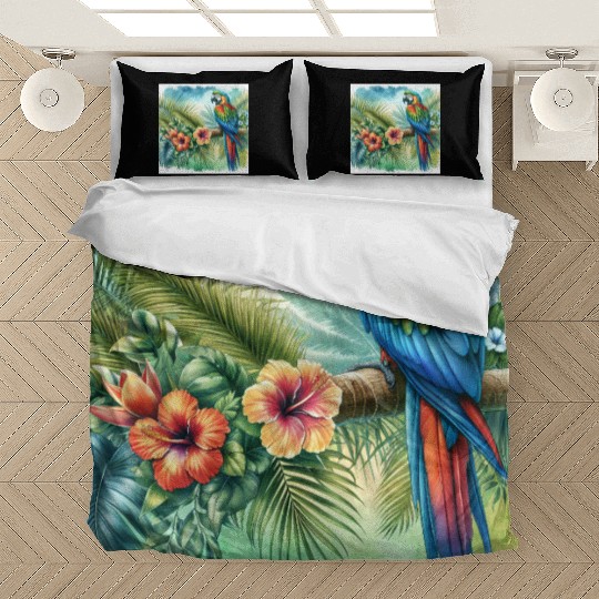 Majestic Macaw Parrot Bedding Sets