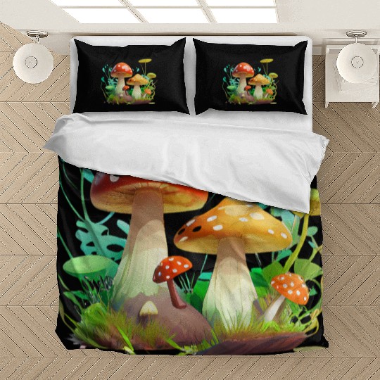 Funky Fungi – Nature’s Neon Wonder Bedding Sets