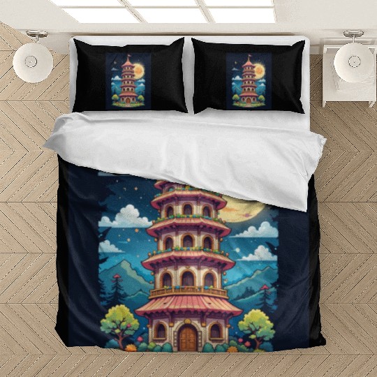 Twilight Temple Glow Bedding Sets