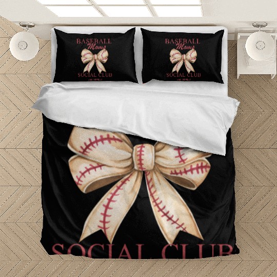 Baseball Moms Soociial Clubb – Game Day Design Bedding Sets