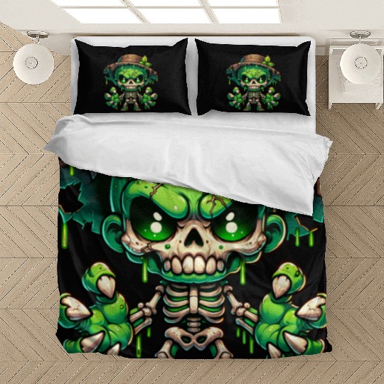 Swamp Skeleton Mutant – Creepy Plant Monster Bedding Sets