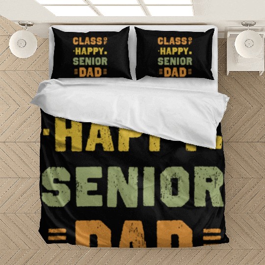 Happy class of 2025 dad senior father graduation Bedding Sets