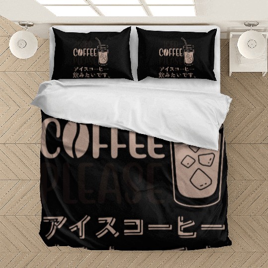Minimal Iced Coffee Please Bedding Sets