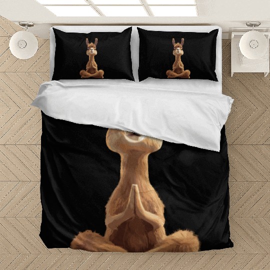 Zen Llama Meditation Serenity Gentle Peaceful Bedding Sets