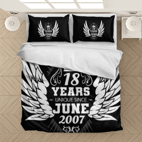 Unique angel with wings 18th birthday celebration Bedding Sets
