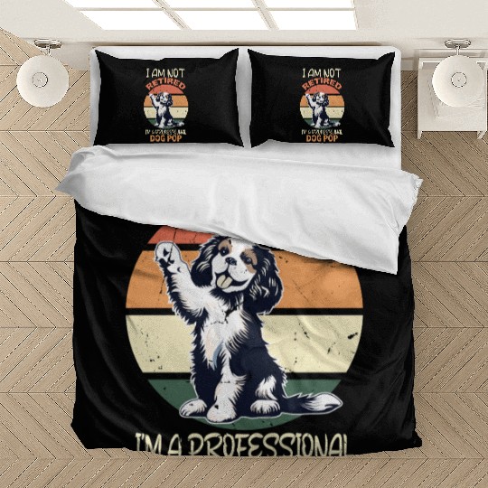 I Can Wine All I Want I'm Retired Funny Retirement Bedding Sets