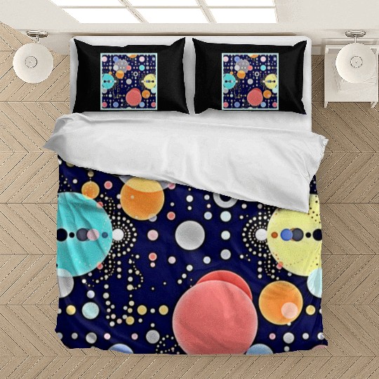 Joyful Bubble Universe Vision Bedding Sets