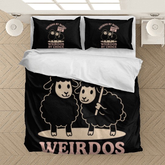 Funny Black Sheep Cousin Quirky Family Outcast Bedding Sets