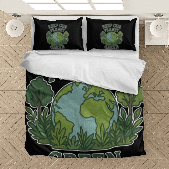 Keep Our Planet Green Bedding Sets