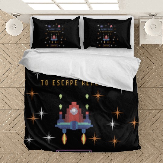 Retro Gamer Bedding Sets - Insert Coin to Escape Reality