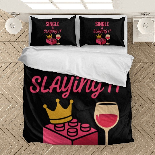 Single Mom Life Chaos Coordinator Wine Coffee Bedding Sets