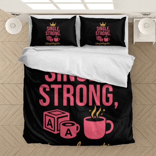 Single Mom Life Chaos Coordinator Wine Coffee Bedding Sets