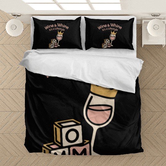 Single Mom Life Chaos Coordinator Wine Coffee Bedding Sets