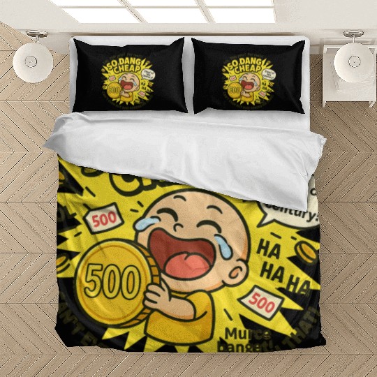 So Dang Cheap – Hilarious 500 Coin Bargain Sticker Bedding Sets
