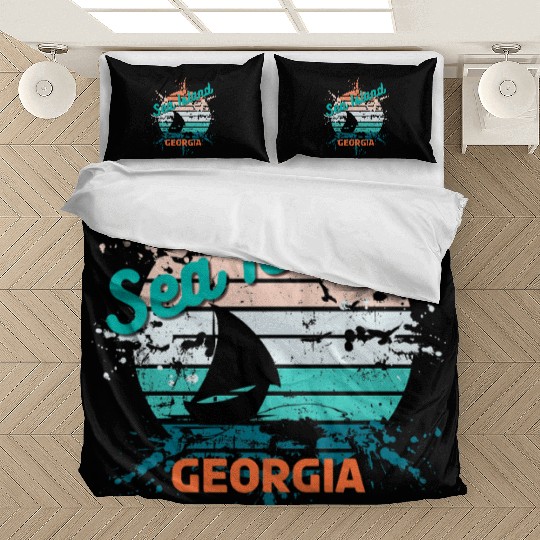 Seaside Serenity Georgia Graphic Bedding Sets