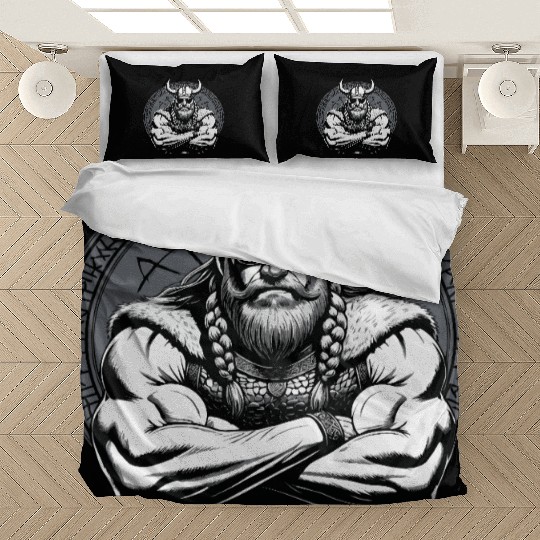 Viking Warrior Man Odin Thor Norman Walhalla Bedding Sets